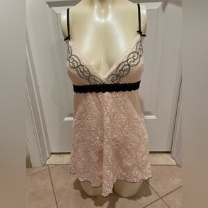 COPY - Hanky panky slip pale pink lace